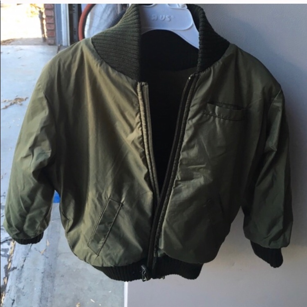 Lucky Brand reversible bomber jacket